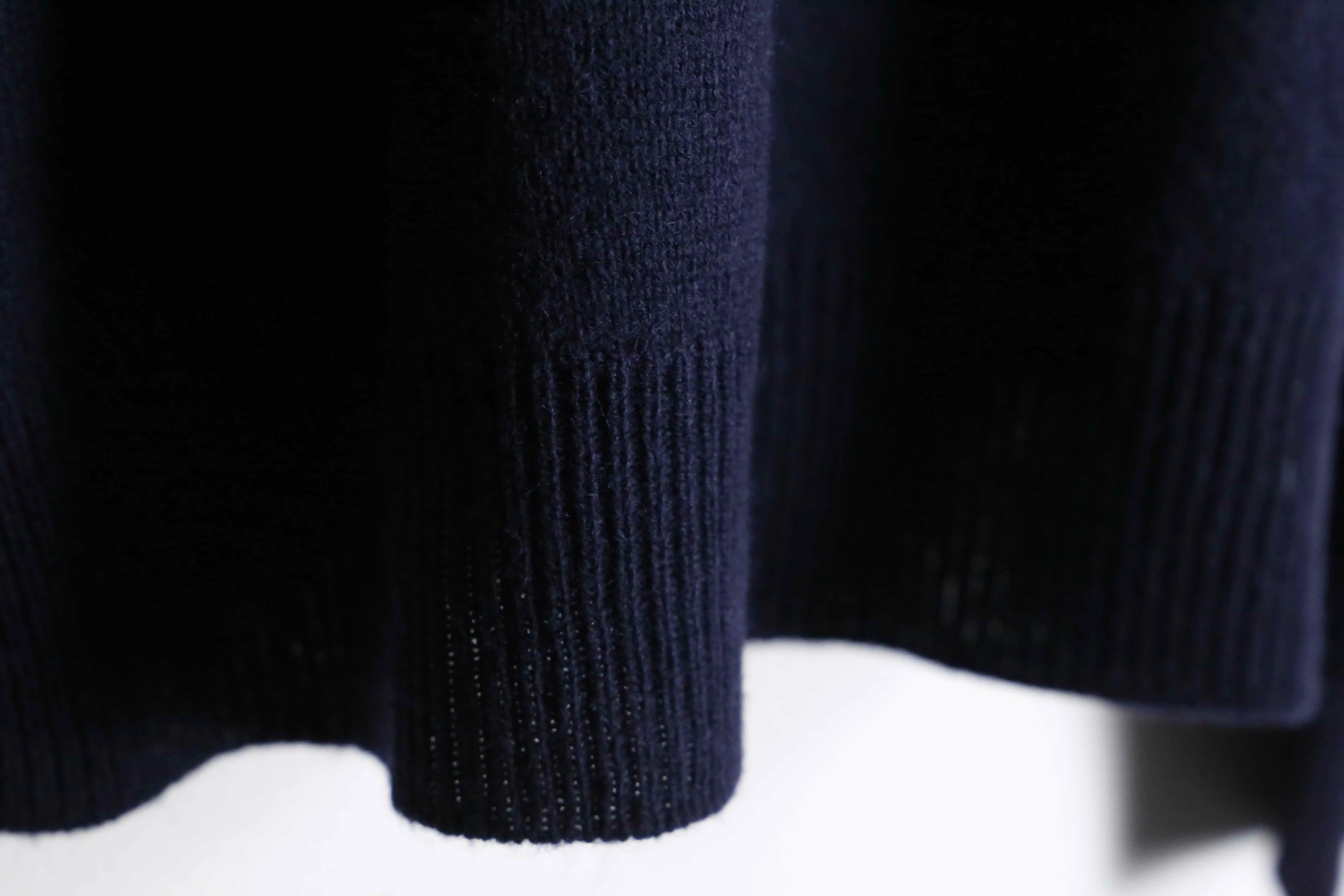 “Polo by Ralph Lauren” navy color V-neck knit sweater