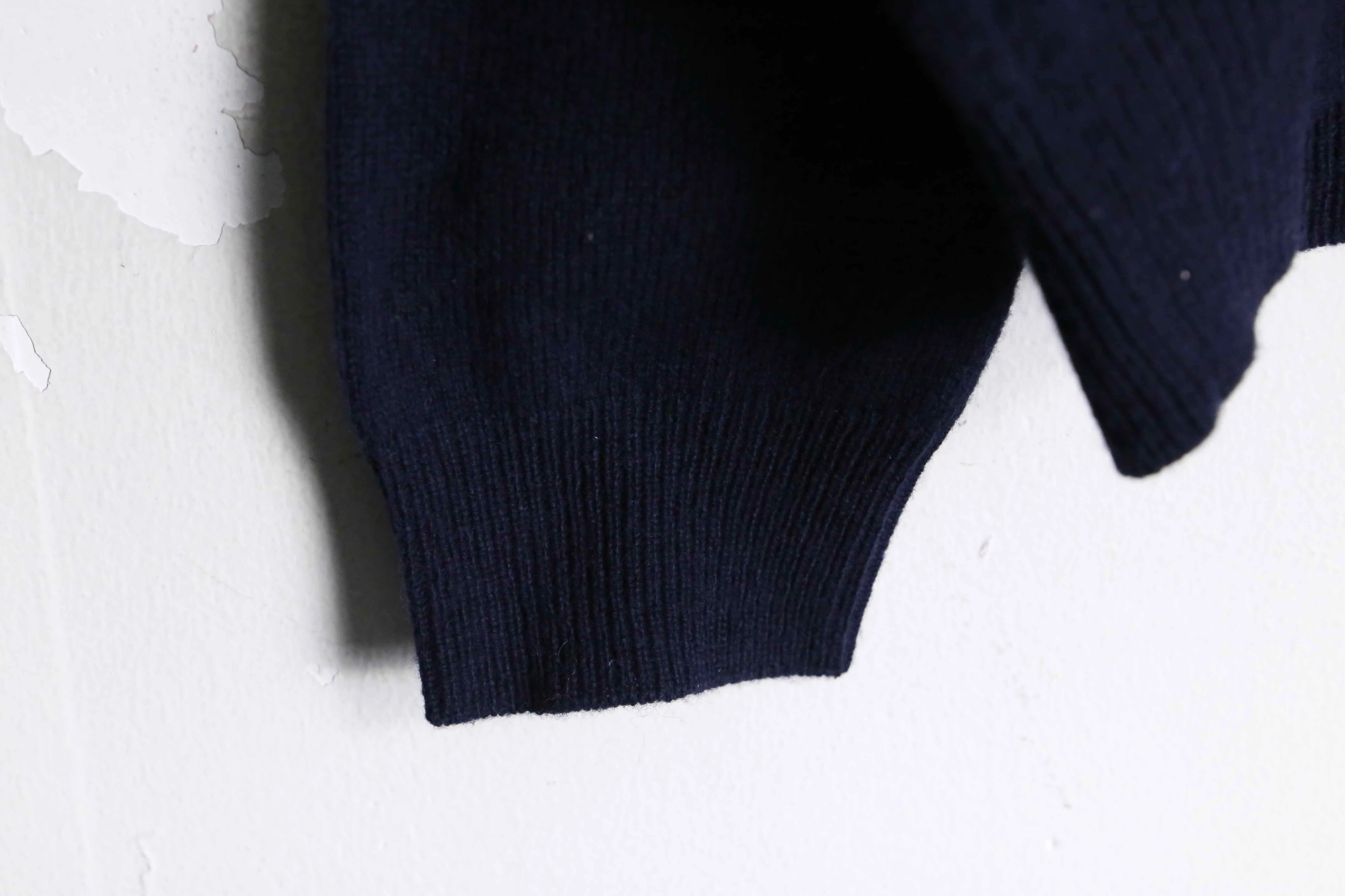 “Polo by Ralph Lauren” navy color V-neck knit sweater