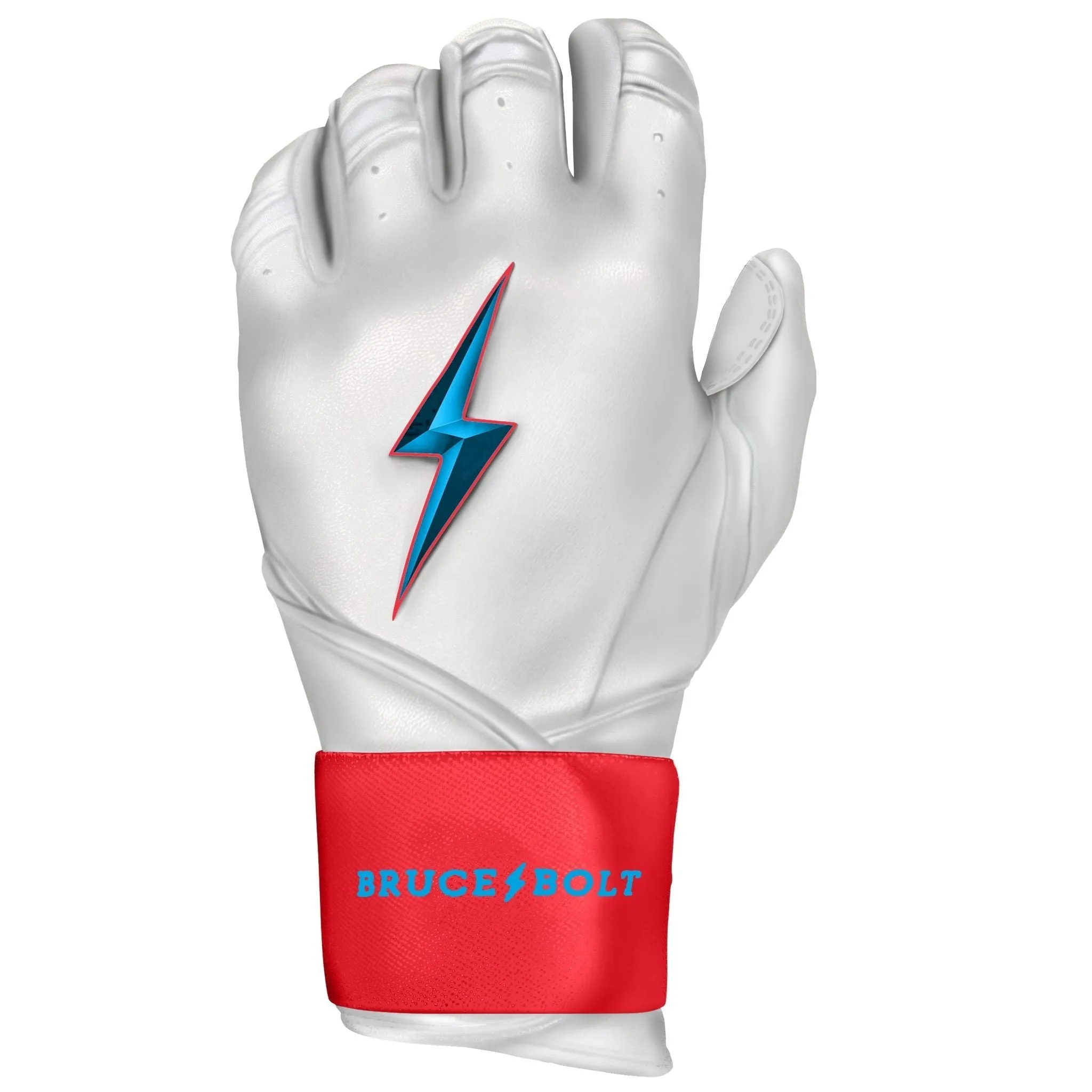 PREMIUM PRO Creator Series Long Cuff Batting Gloves | MIAMI WHITE