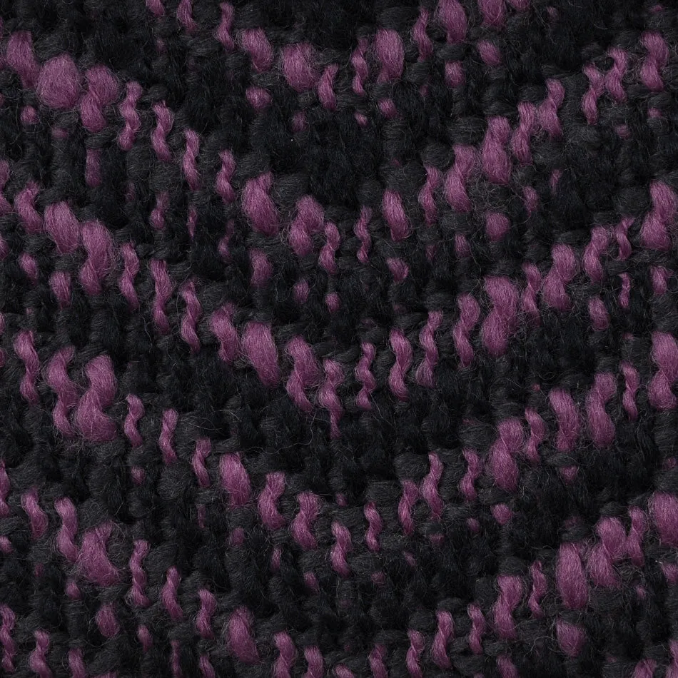 Purple and Grey Herringbone Wool 243