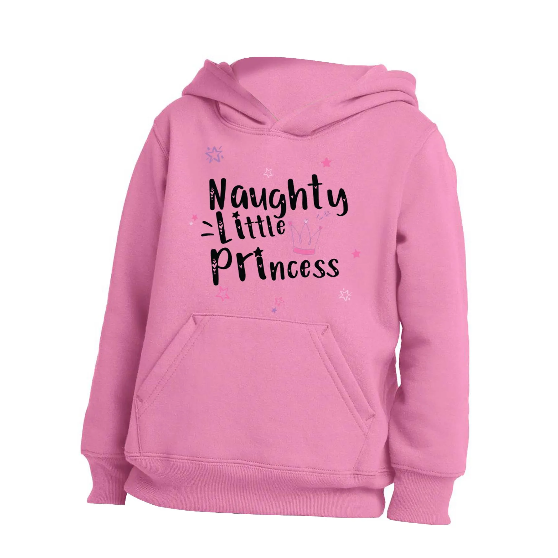 "Naughty Little Princess" Youth Hooded Fleece Pullover