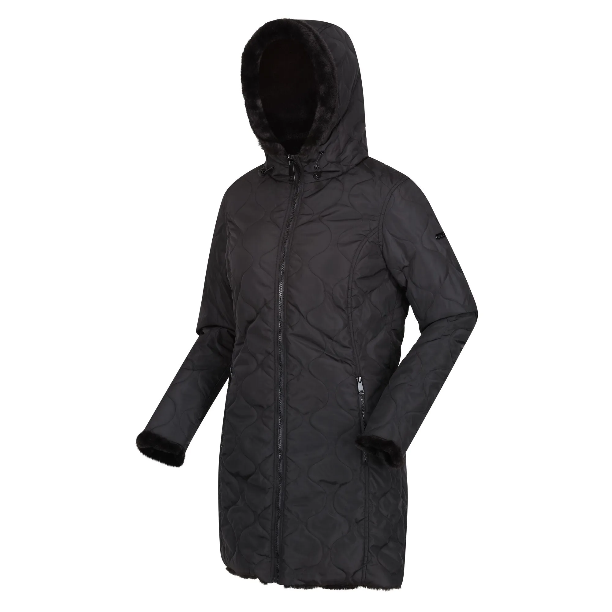 Regatta Women's Caileigh Reversible Parka Jacket - Black