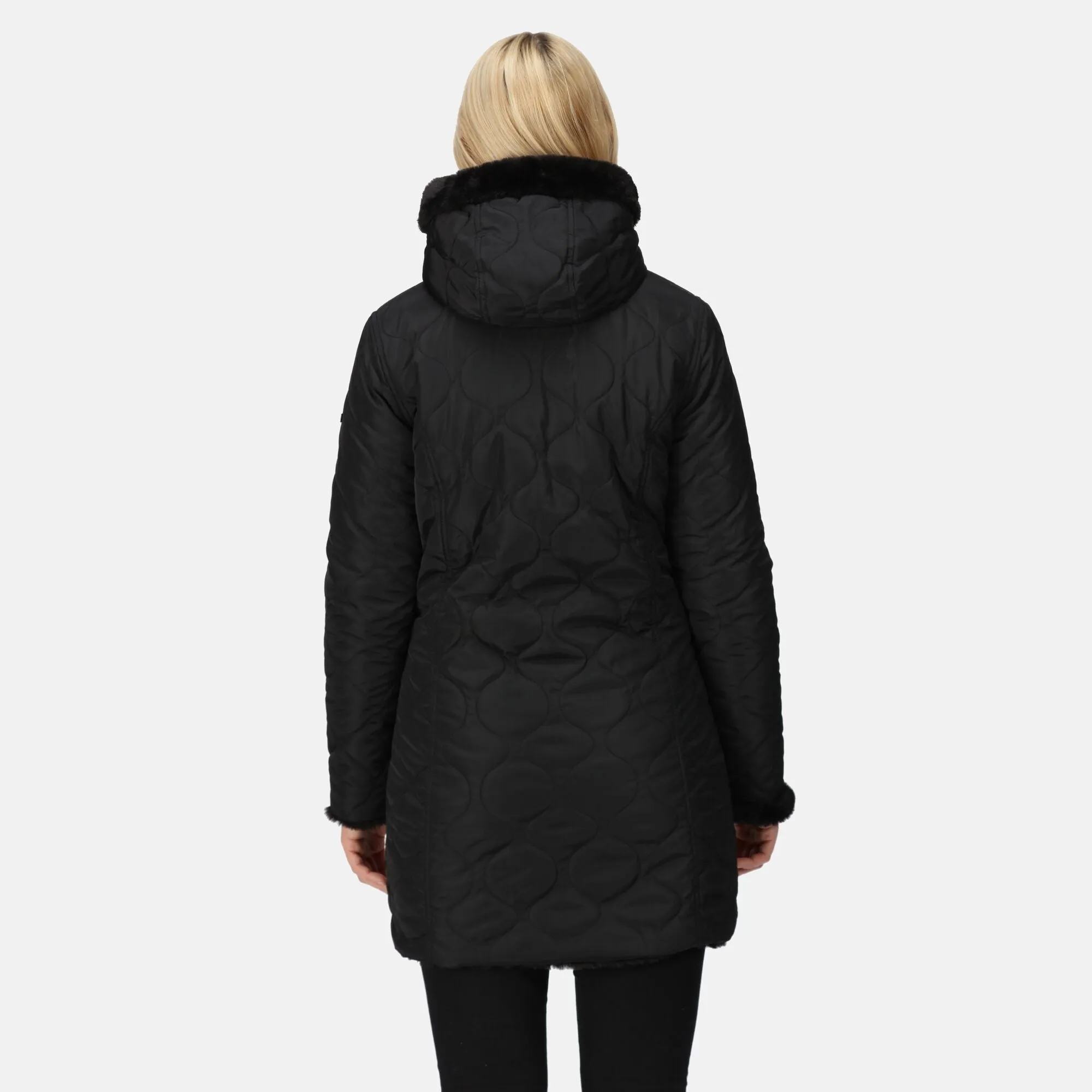 Regatta Women's Caileigh Reversible Parka Jacket - Black