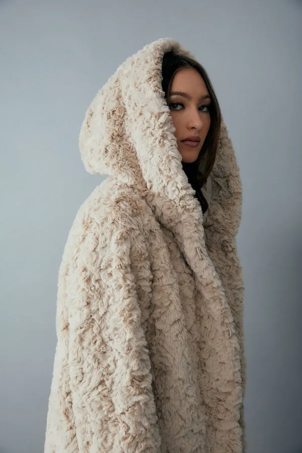 Reversible Faux Fur Coat