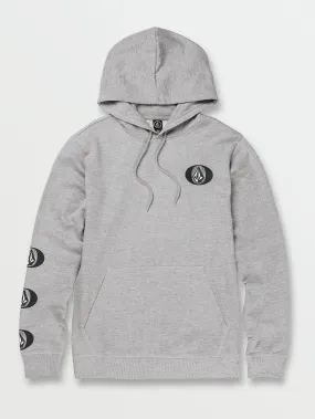 Roundabout Pullover Fleece Hoodie - Light Grey