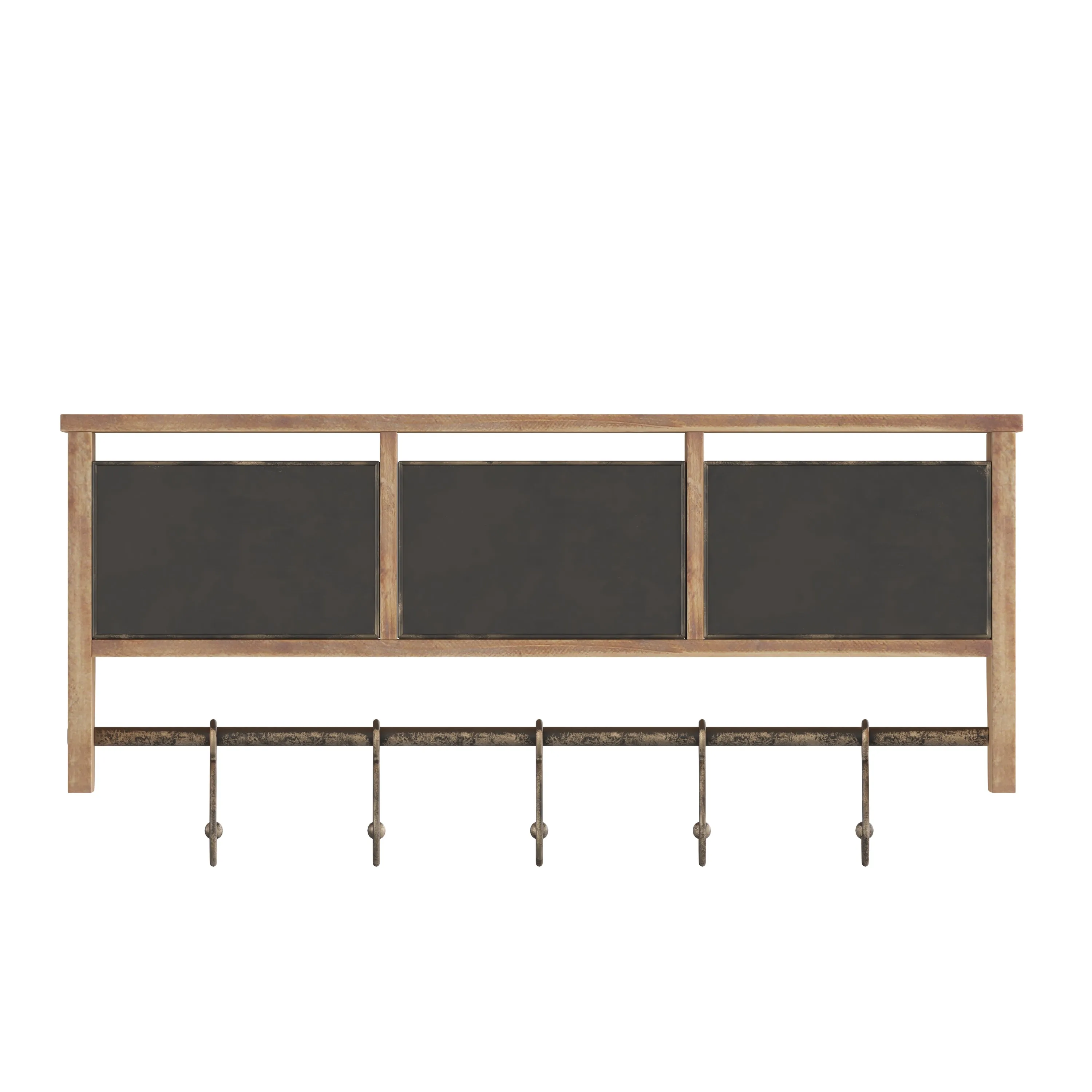 Rustic Brown Wall Storage Rack HFMHD-GDI-CRE8-902315-GG