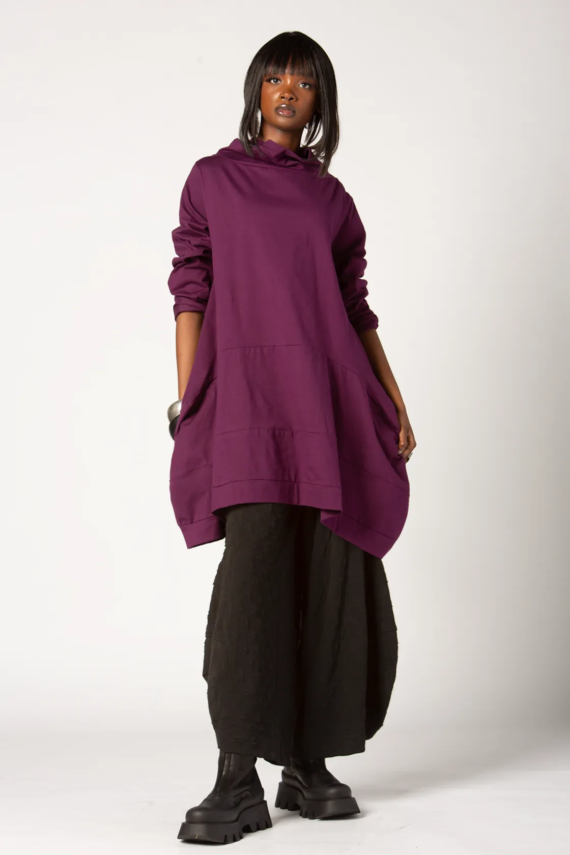 Samarin Tunic in Berry Tokyo