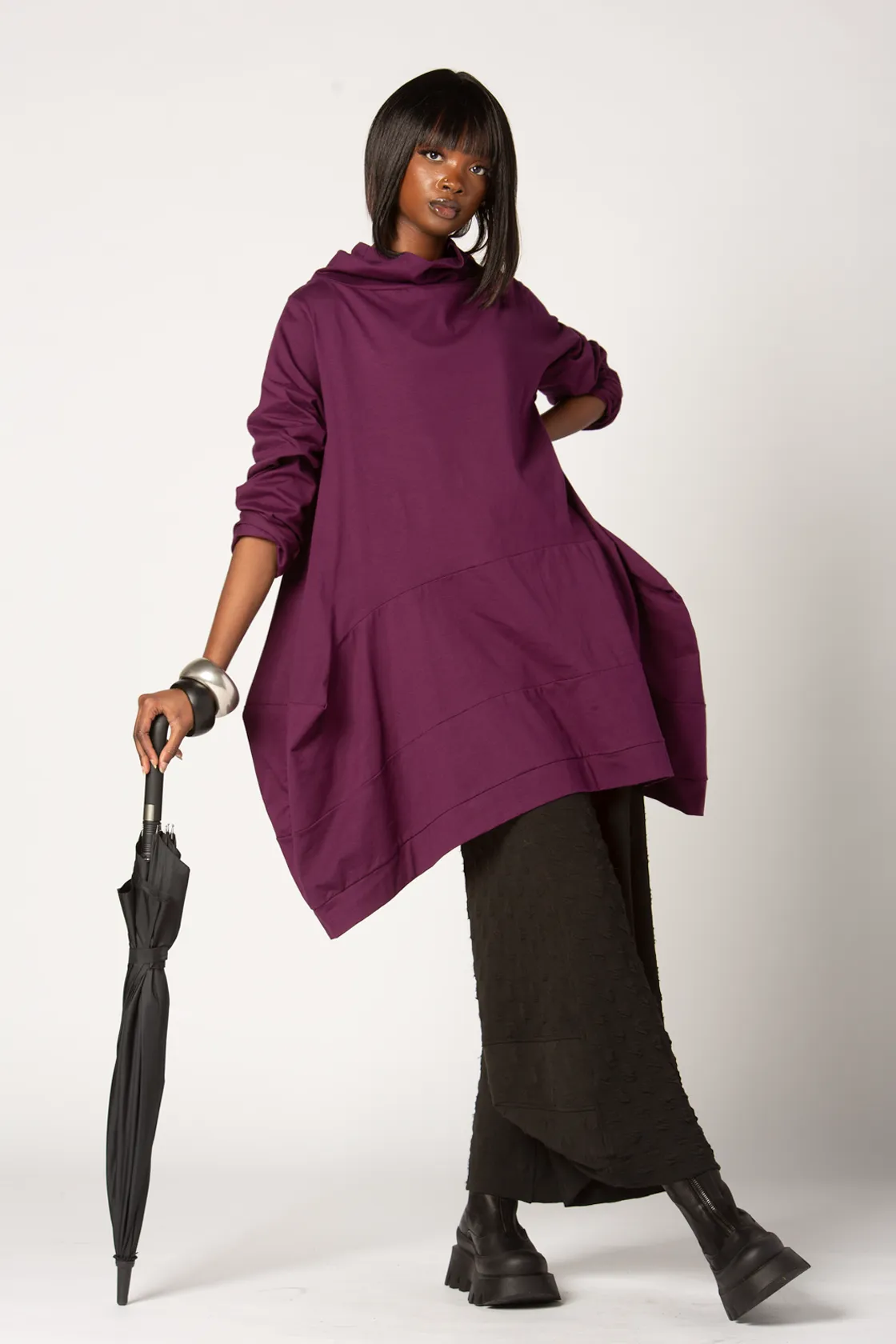 Samarin Tunic in Berry Tokyo