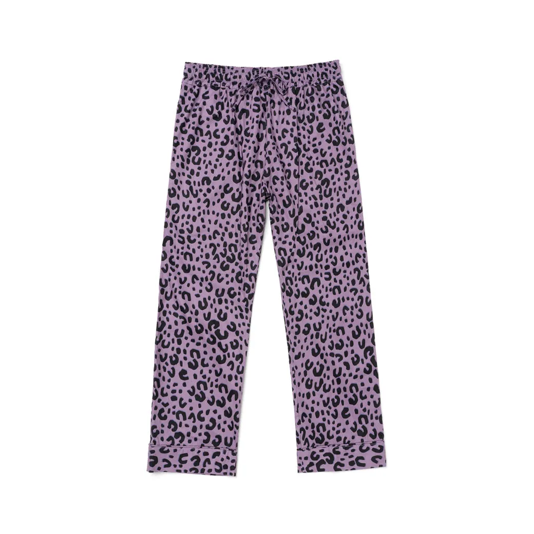 SAMPLE Everyday Pants - Purple Cheetah - Final Sale