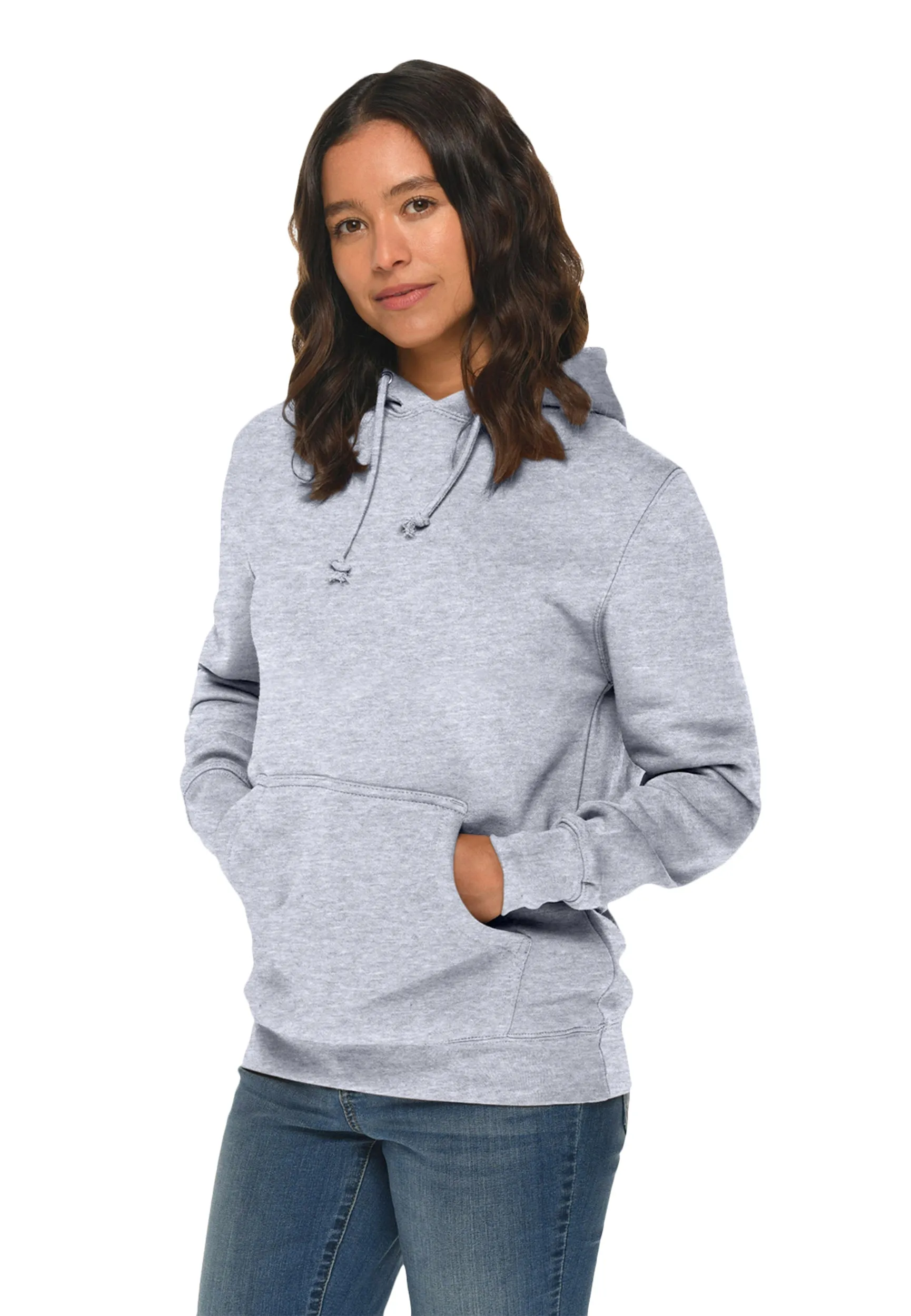 Select Heavyweight Women Hoodie - Heather Grey