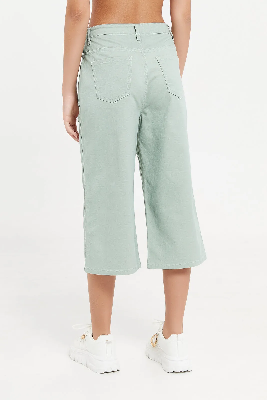 Senior Girls Green Culottes