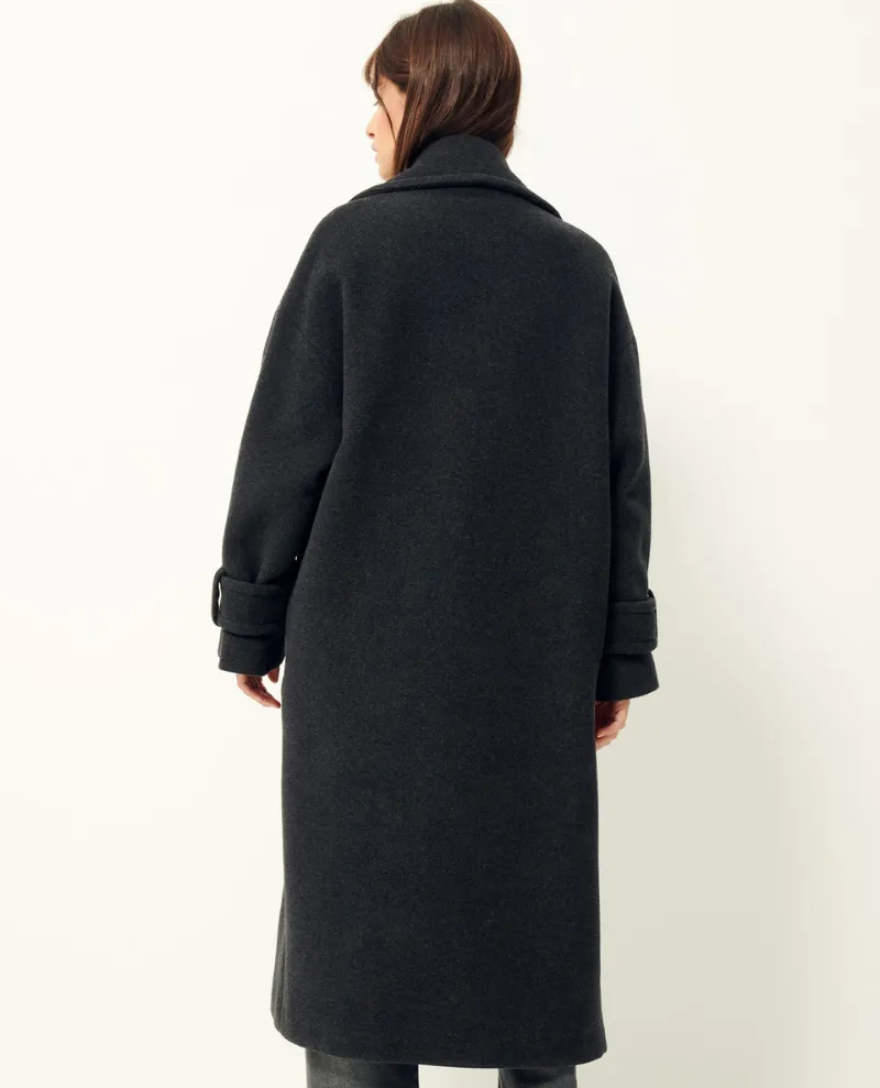 Sessun Mia Carbonella Wool Coat