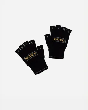 SGSB REVERSIBLE FINGERLESS GLOVES .10【BLACK YELLOW】