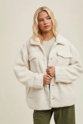 Sherpa Jacket - Cream