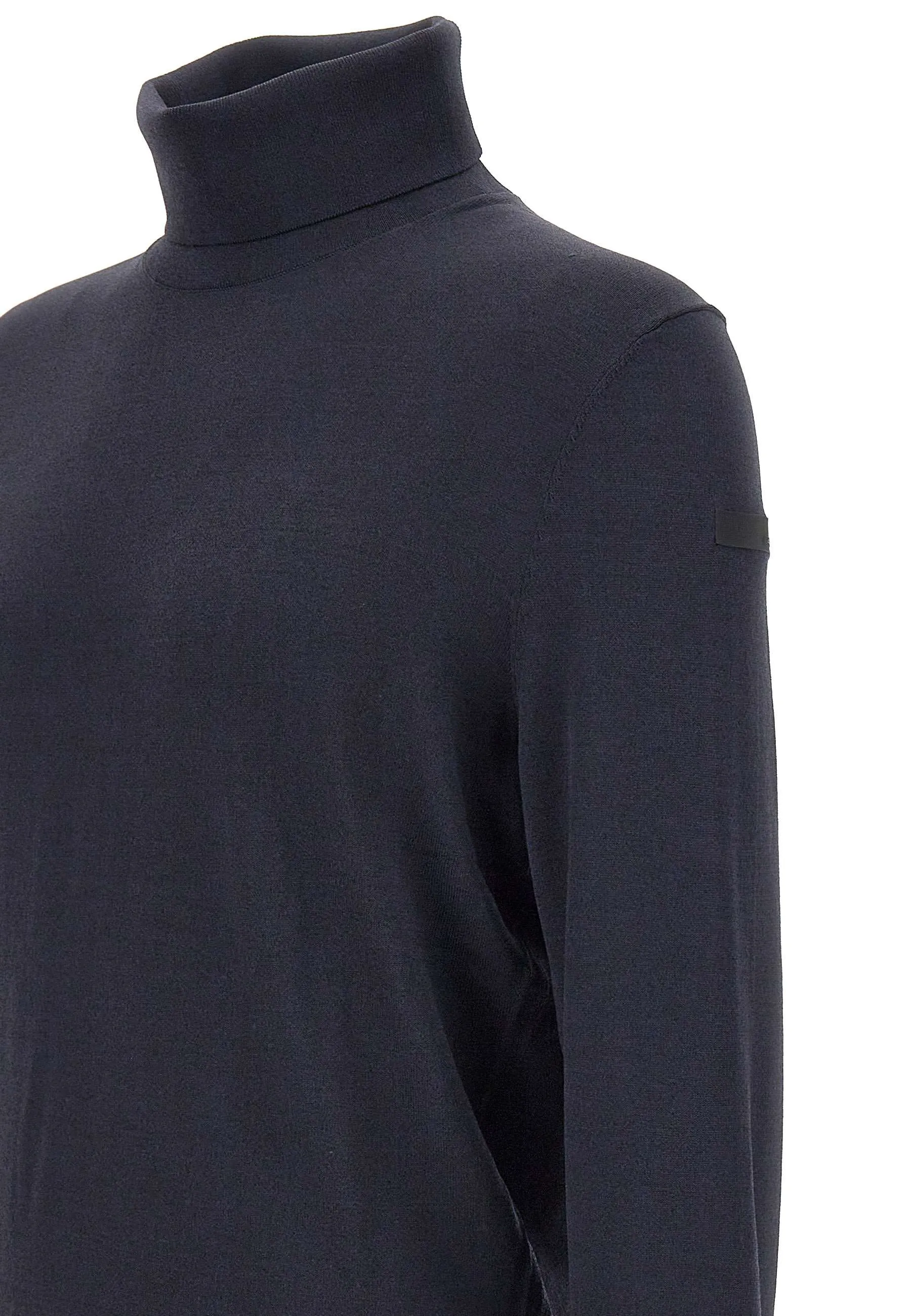 Soft Lightweight Blue Turtleneck Sweater