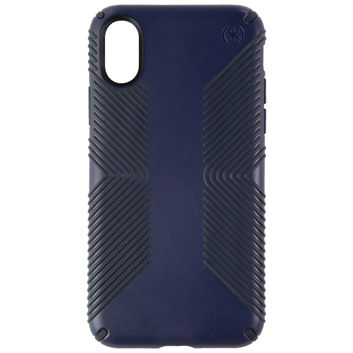 Speck Products Presidio Grip Case for iPhone X 10 - Eclipse Blue / Carbon Black