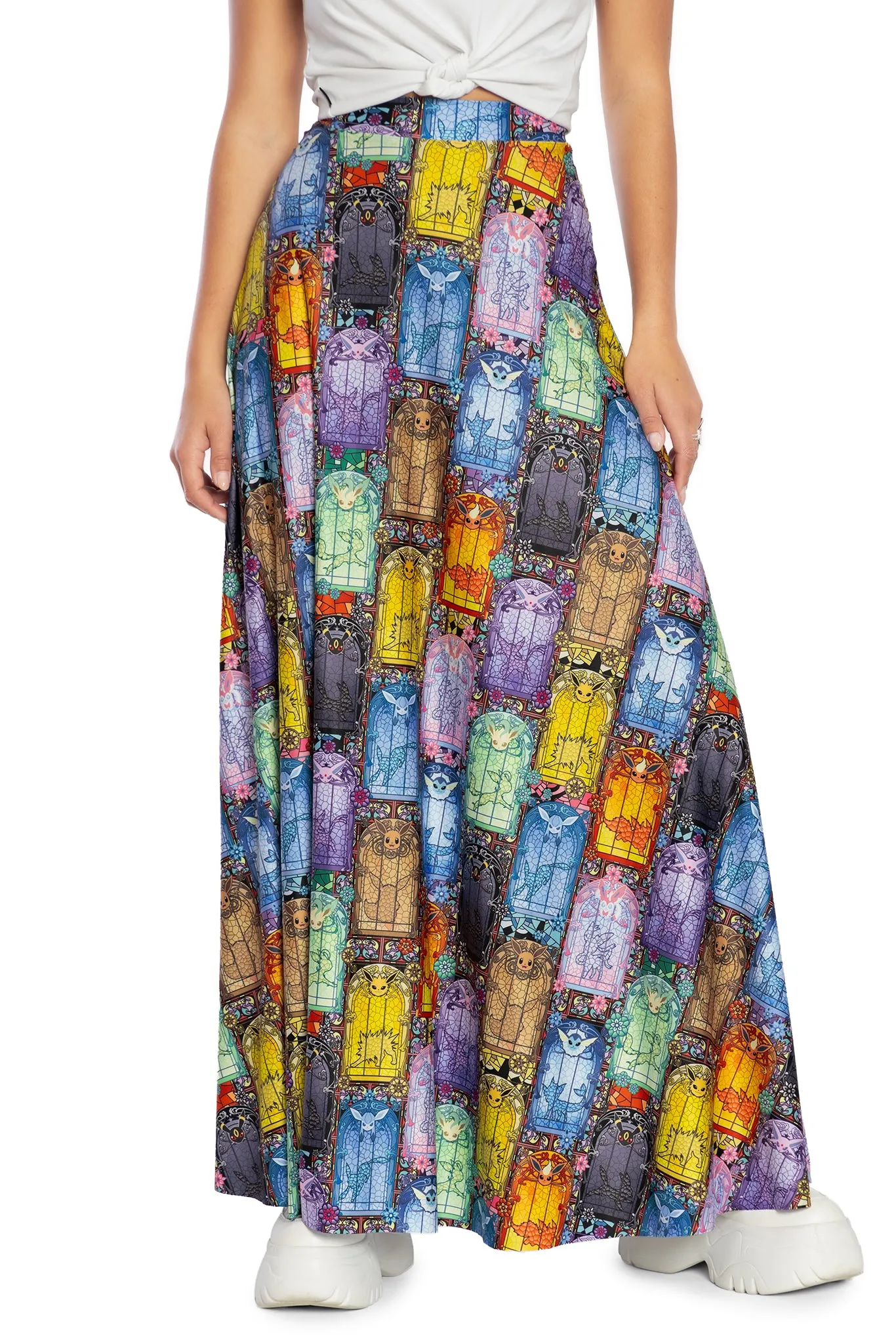 Stained Glass Eevee Maxi Skirt