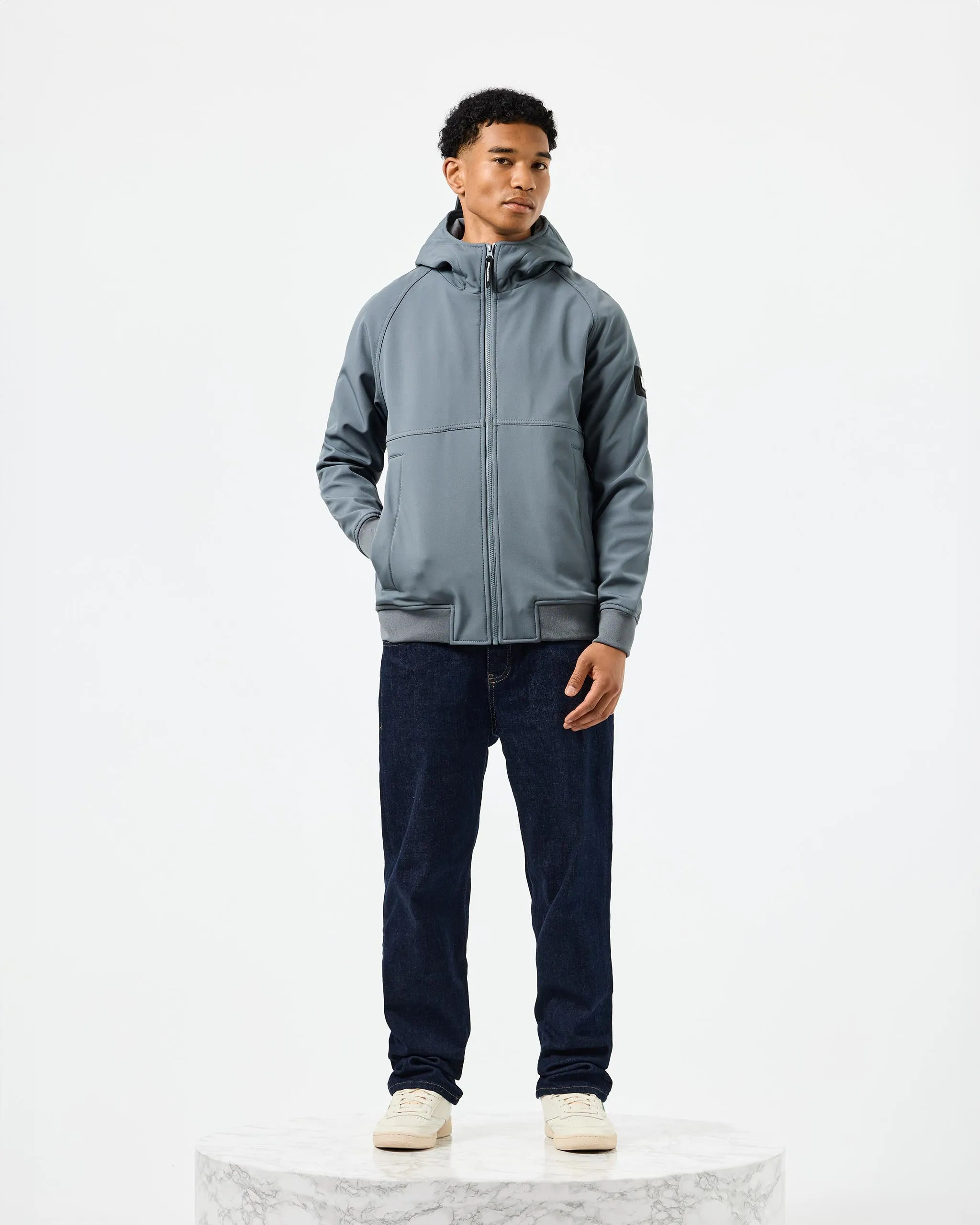 Sulta Softshell Bomber Jacket Zinc