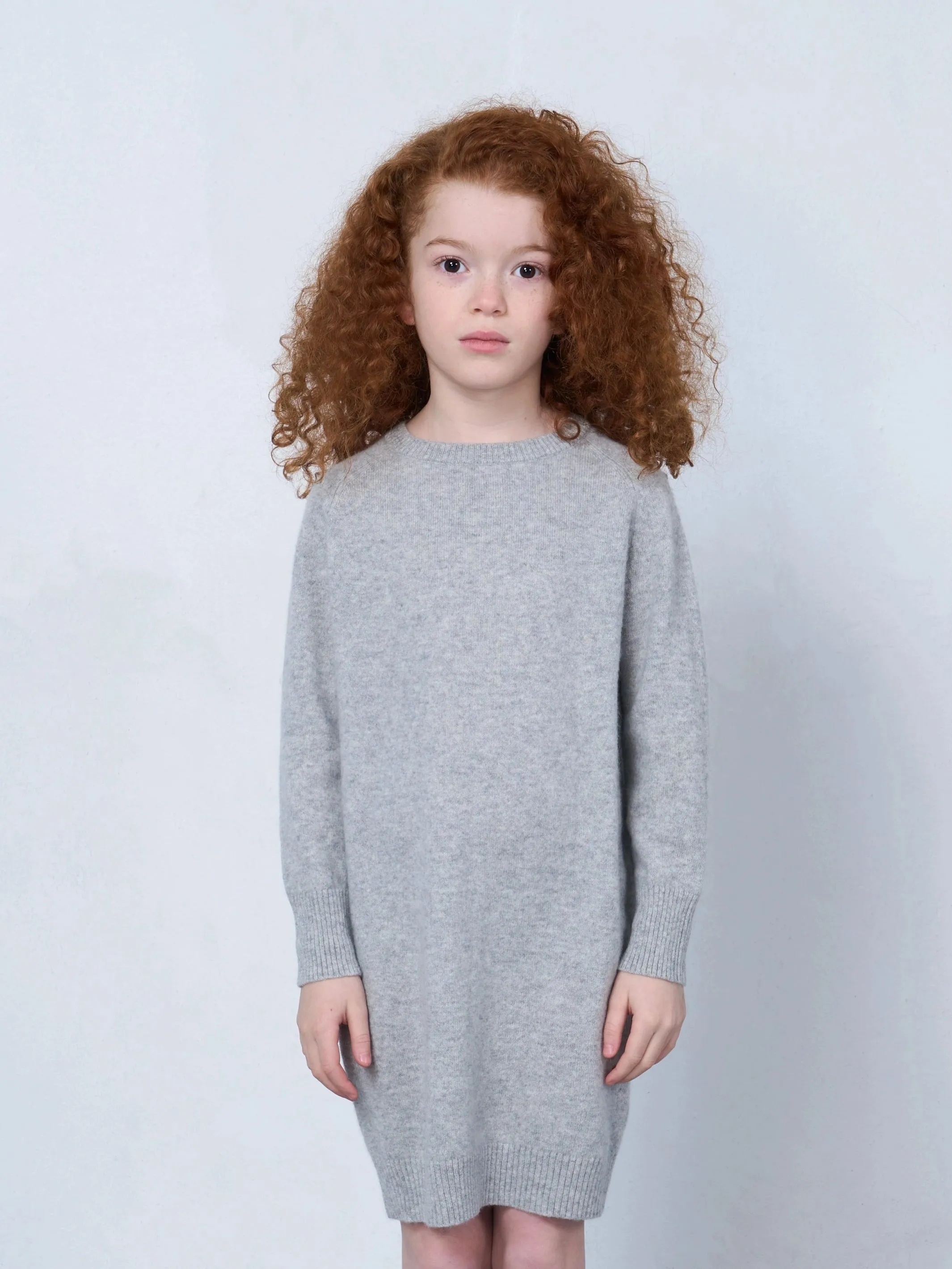 SWEATER DRESS GREY <br> - TO PERSONALIZE -