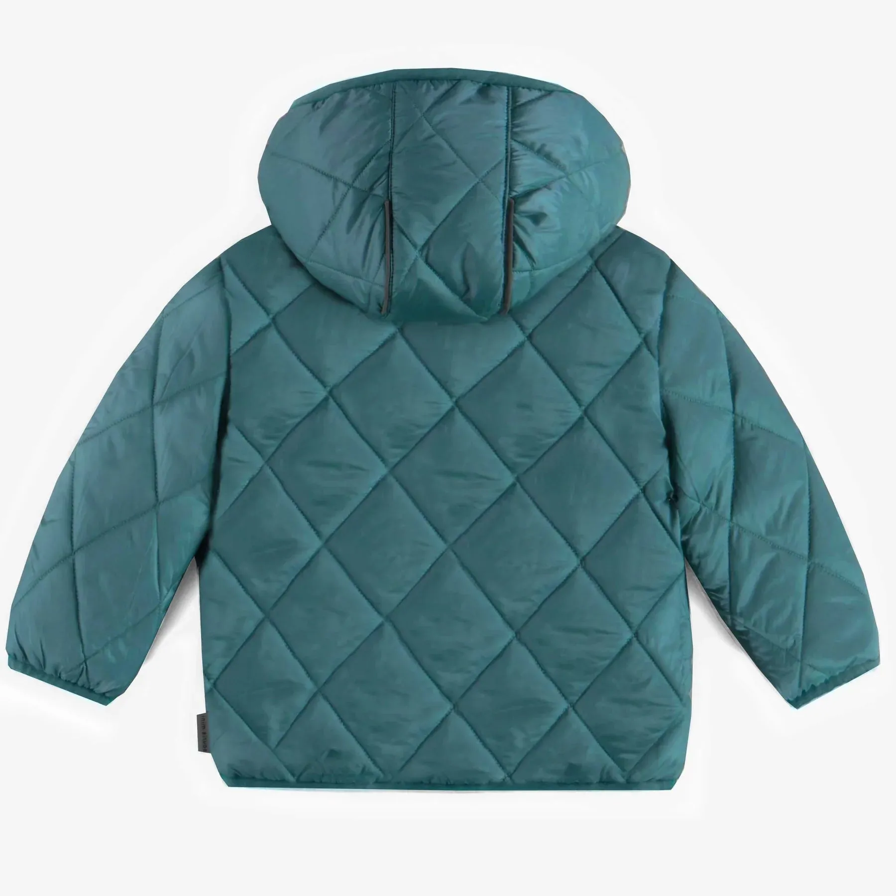 The Quilted Puffer Jacket - Teal - BABY