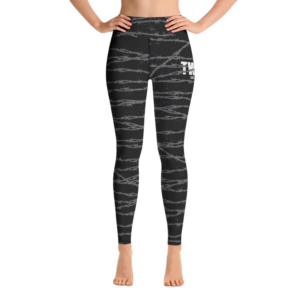 The Walking Dead Barbed Wire Yoga Leggings