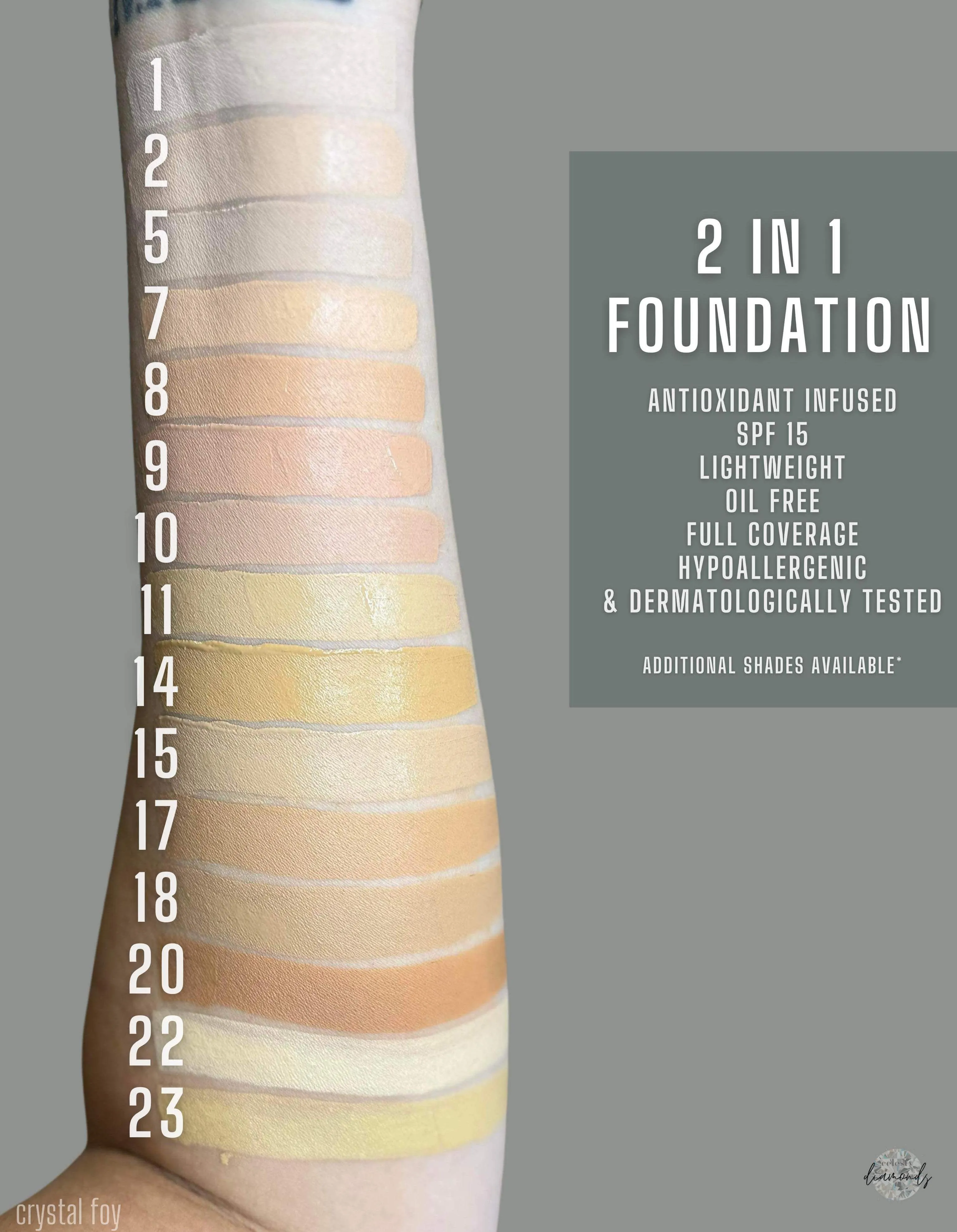 Total Cover Foundation & Concealer -  Celesty