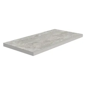 Travertino Gray, 12" x 24" - 3CM Porcelain Pool Coping