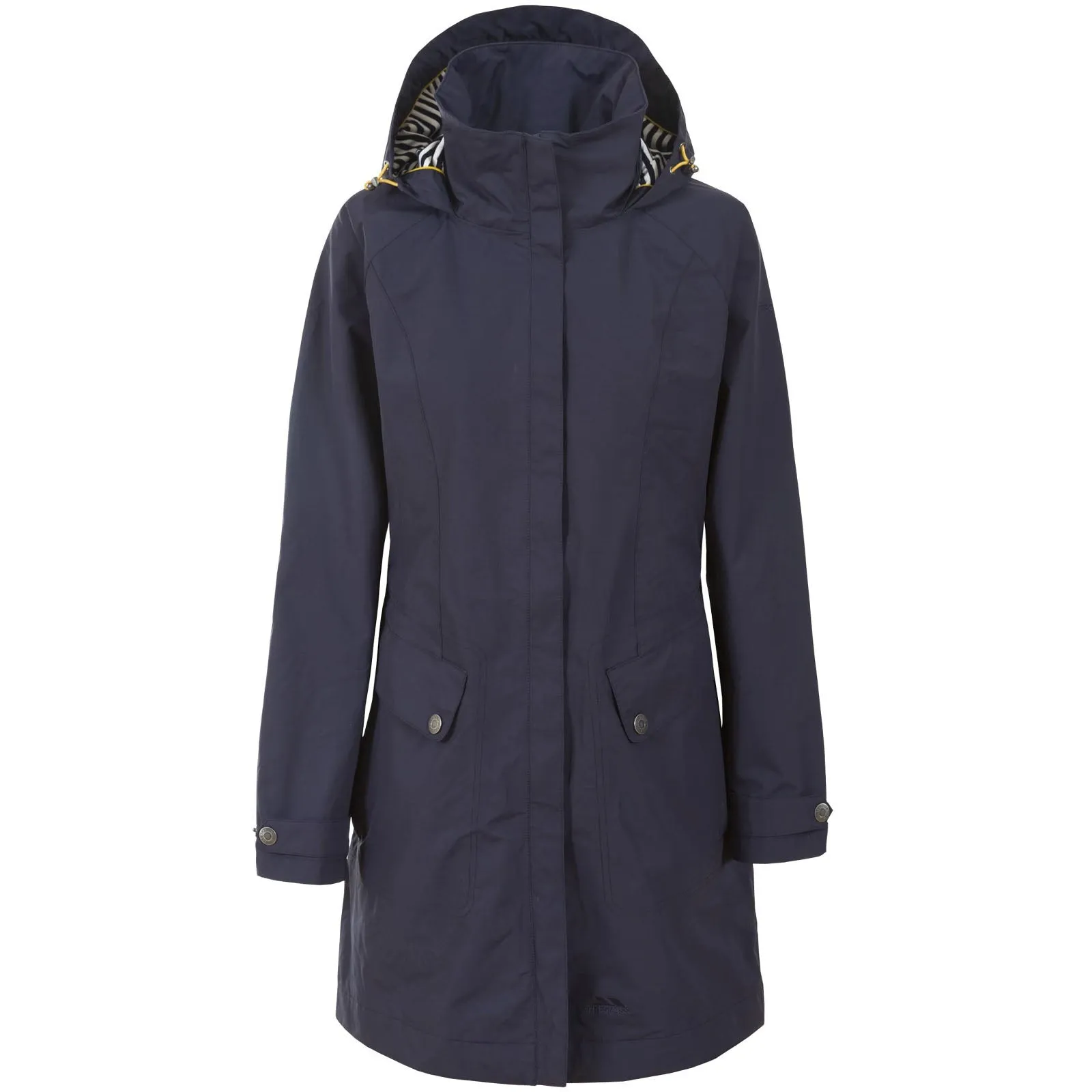 Trespass Womens Rainy Day Waterproof Long Jacket