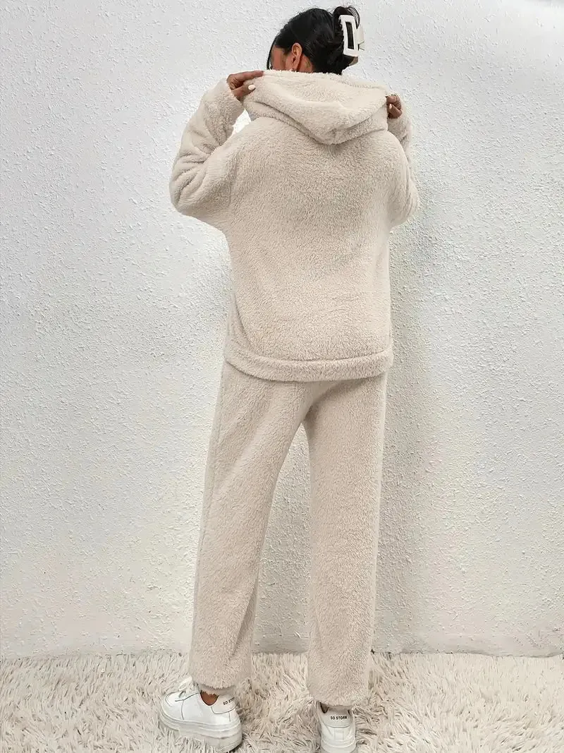 Two-piece Teddy Winter Set Women