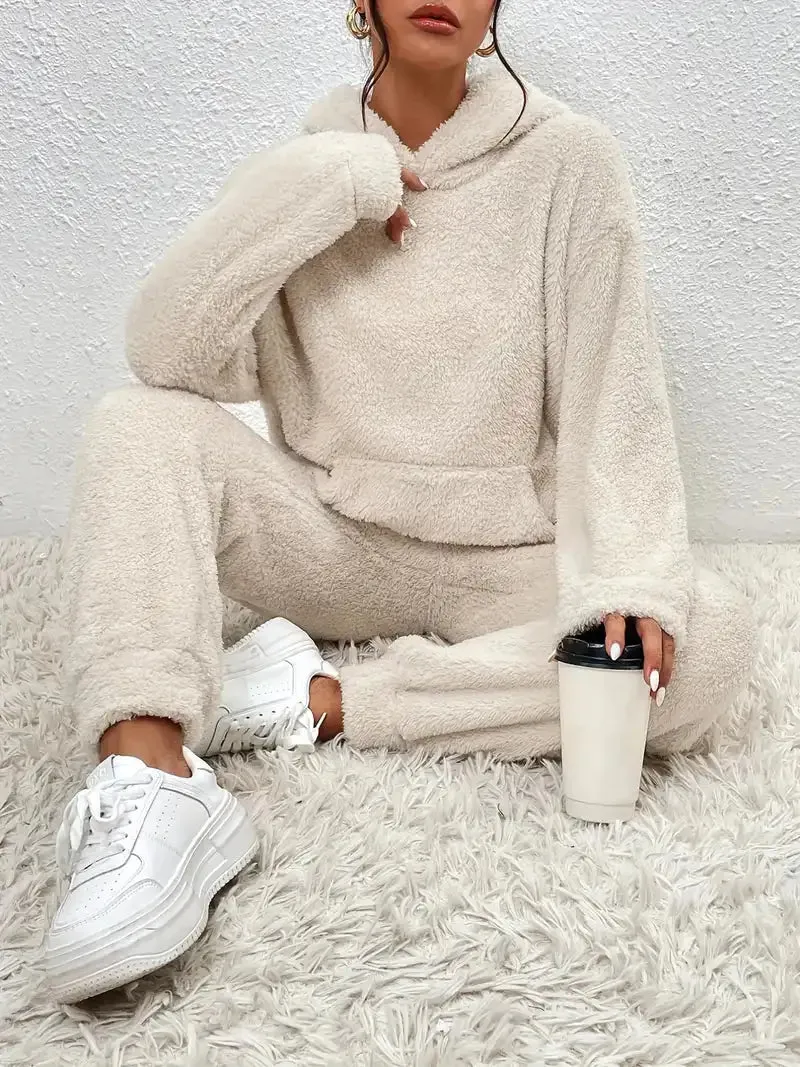 Two-piece Teddy Winter Set Women