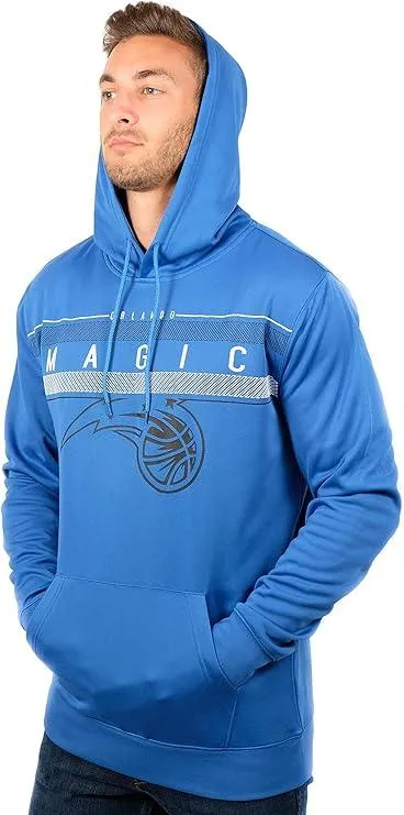 Ultra Game NBA Official Men’s Super Soft Midtown Hoodie Pullover Sweatshirt - Unisex, Orlando Magic|Orlando Magic