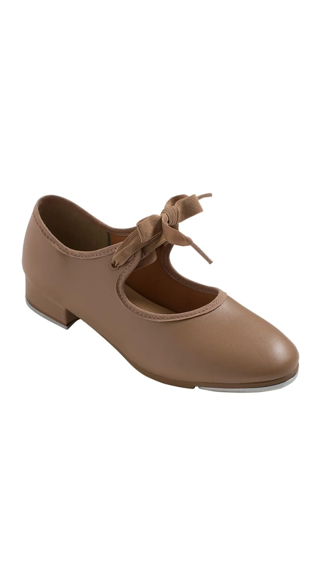 Val Tie and Snap Tap Shoe TA36-Adult (Caramel & Black)