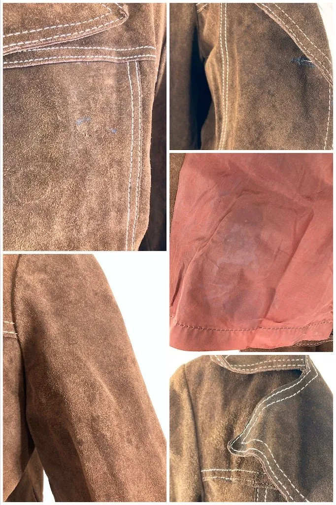 Vintage 1970s Brown Suede Jacket