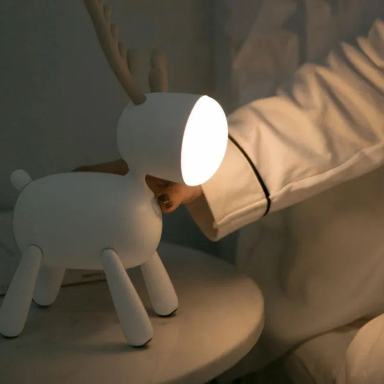 White Reindeer Rechargeable Night Light