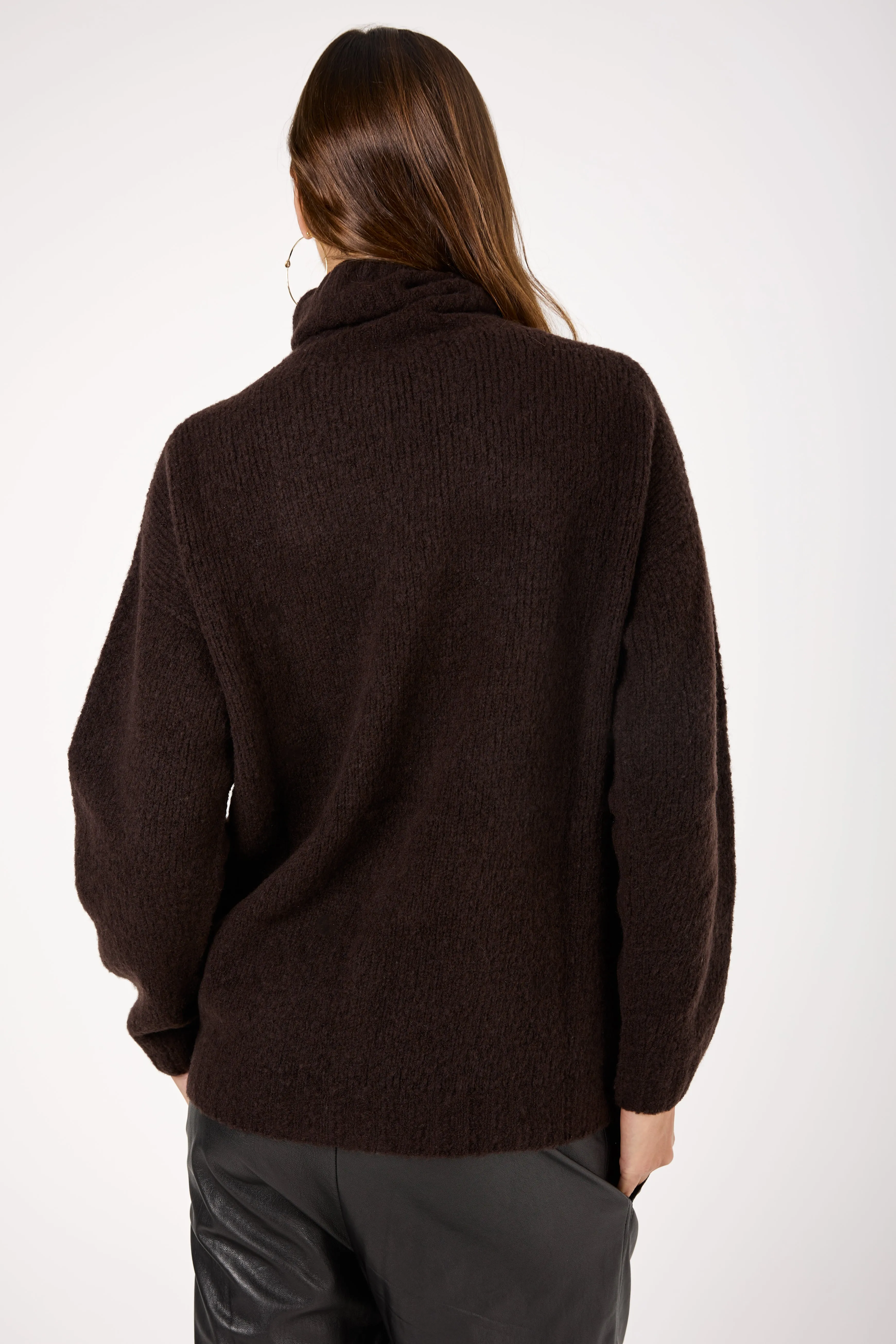 Wool Knit Sweater in Moro